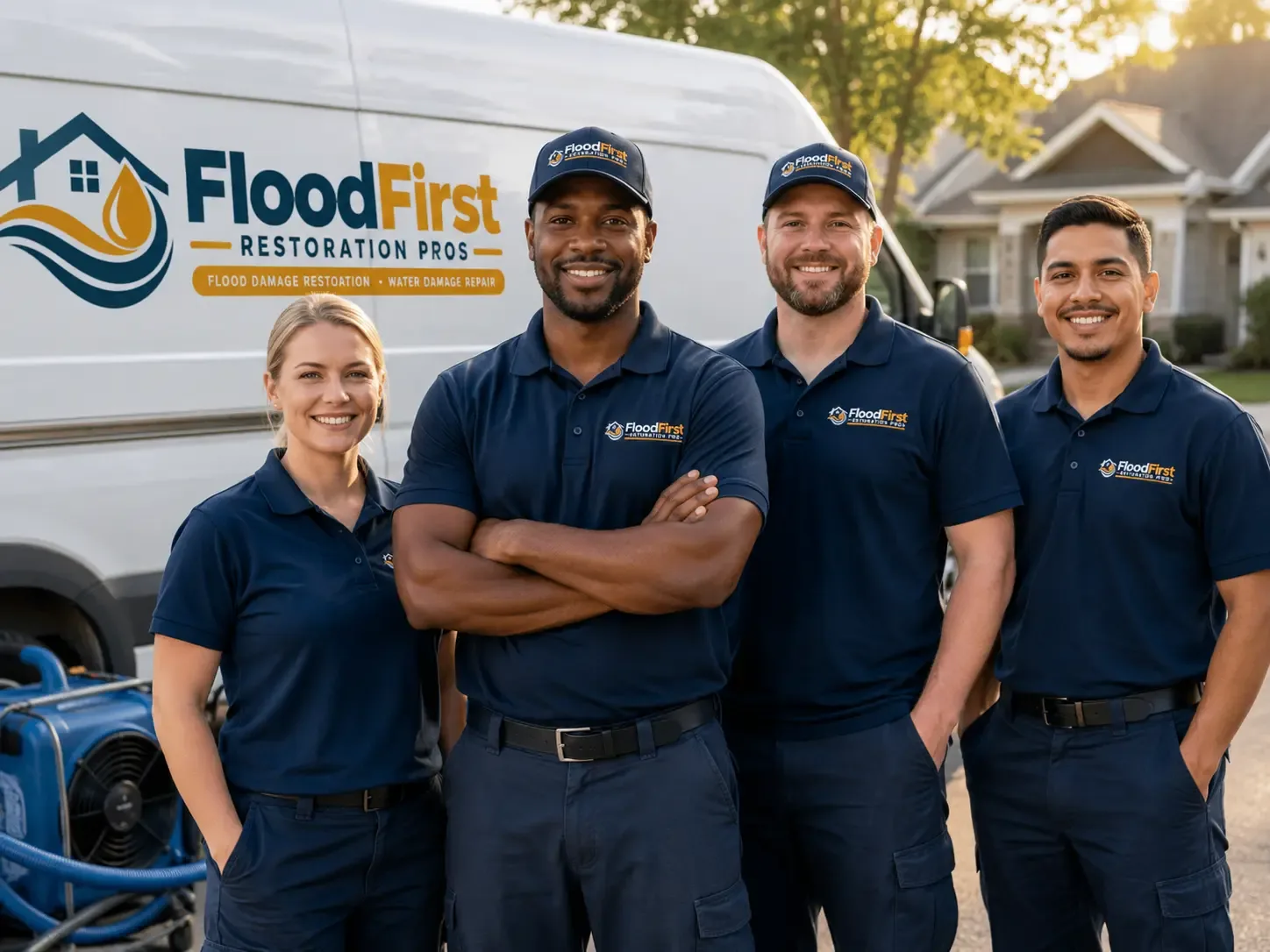 Flood Damage Restoration company in Lost City, WV